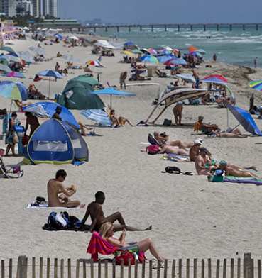 ann sims add nood beach in florida photo