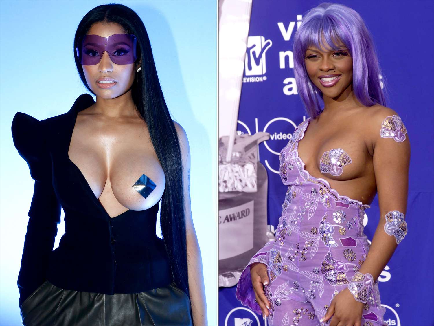 doris byars recommends Nicki Minaj Playing With Her Boobs