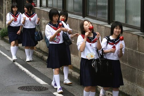 ahmad anzi add photo japanese school uniform upskirt