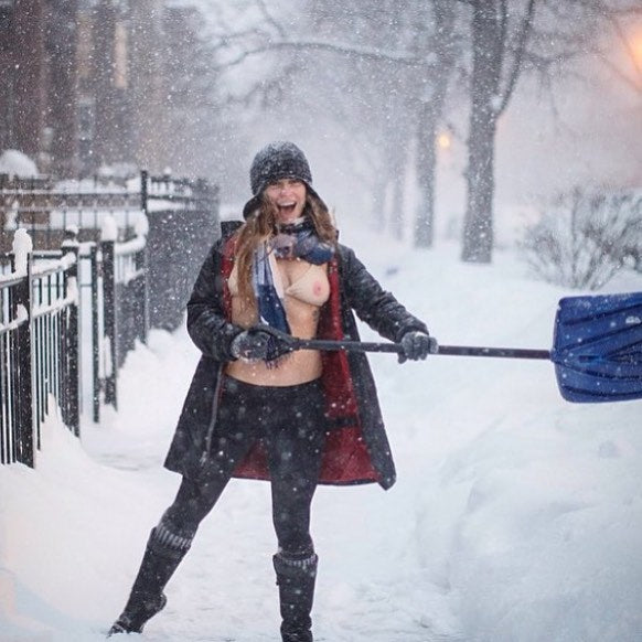 Best of Big tits in snow