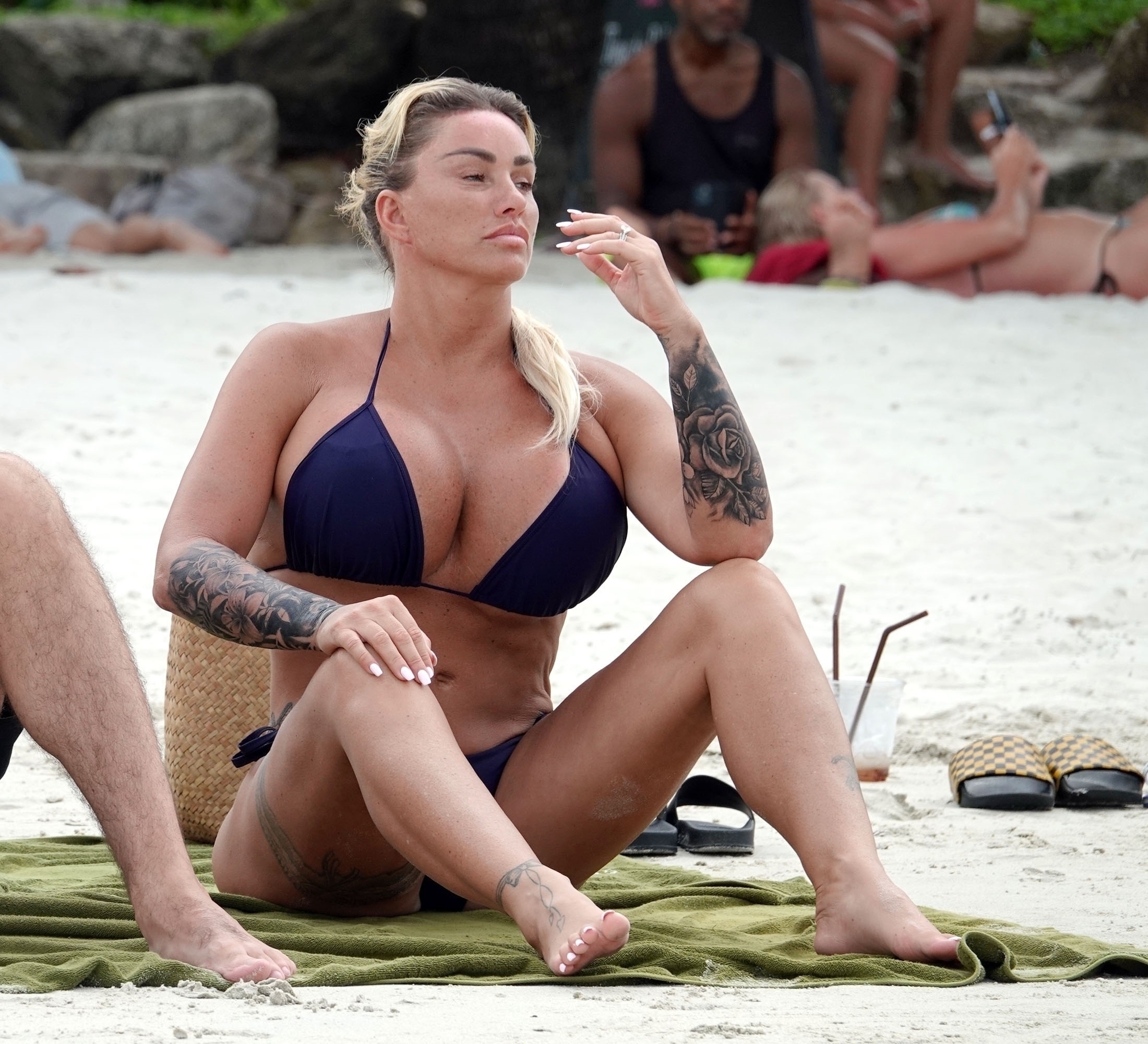 big boob beach babes