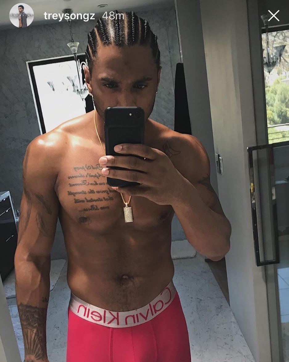 Trey Songz Big Dick real masturbating