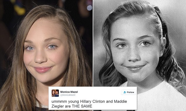 dennis church share maddie ziegler look alike photos