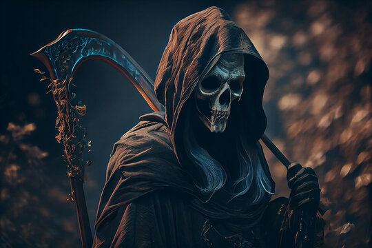 pictures of the grim reaper with a female