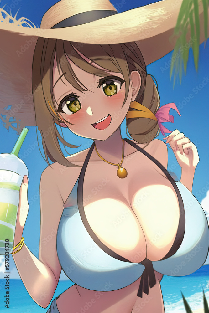 big breasted anime women