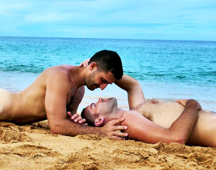 South African Nude Beach sex lez