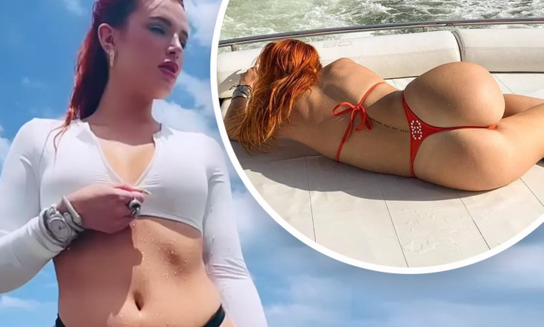 anna shaik recommends bella thorne thong pic