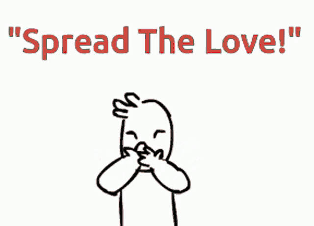 Spread The Love Gif open mouth