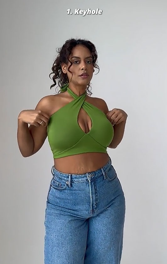 Crop Top Boobs hairstyles pics