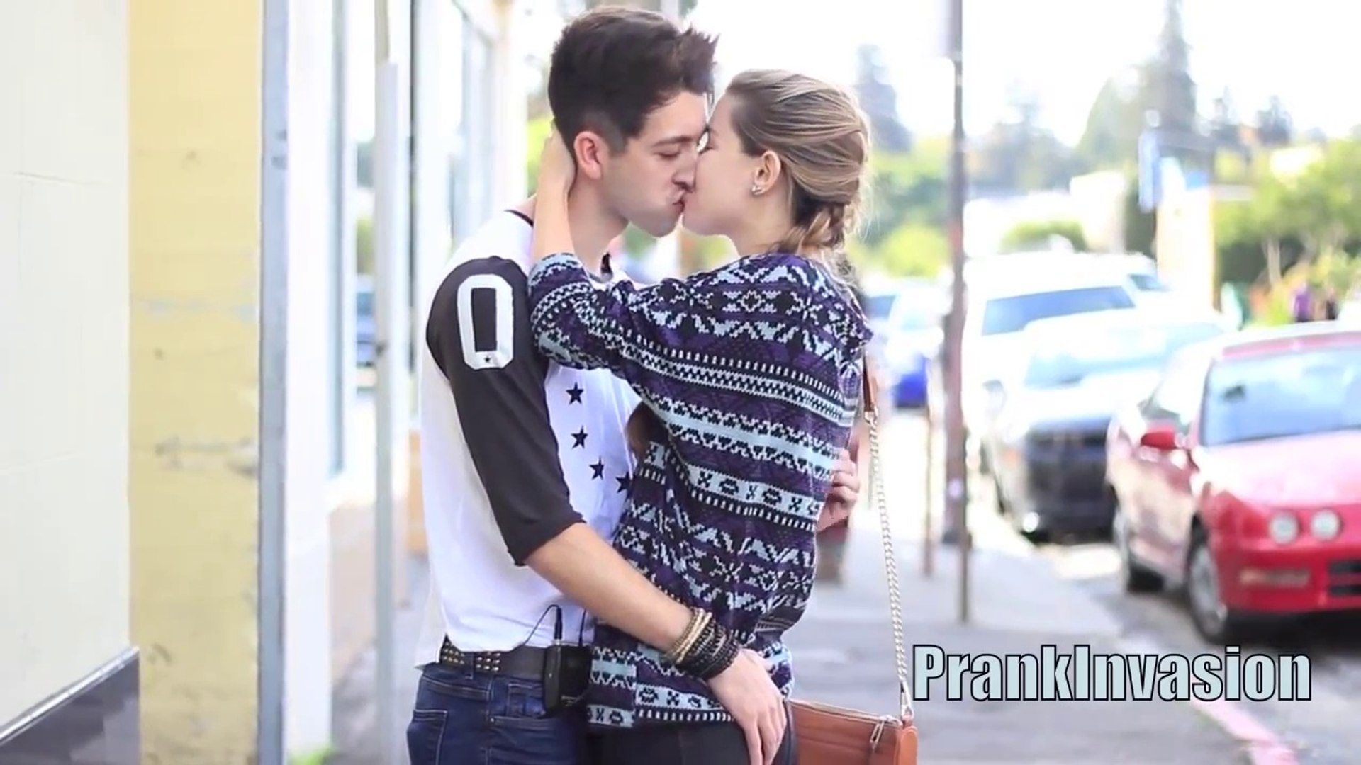 brandon cary recommends kissing prank sneaky name pic