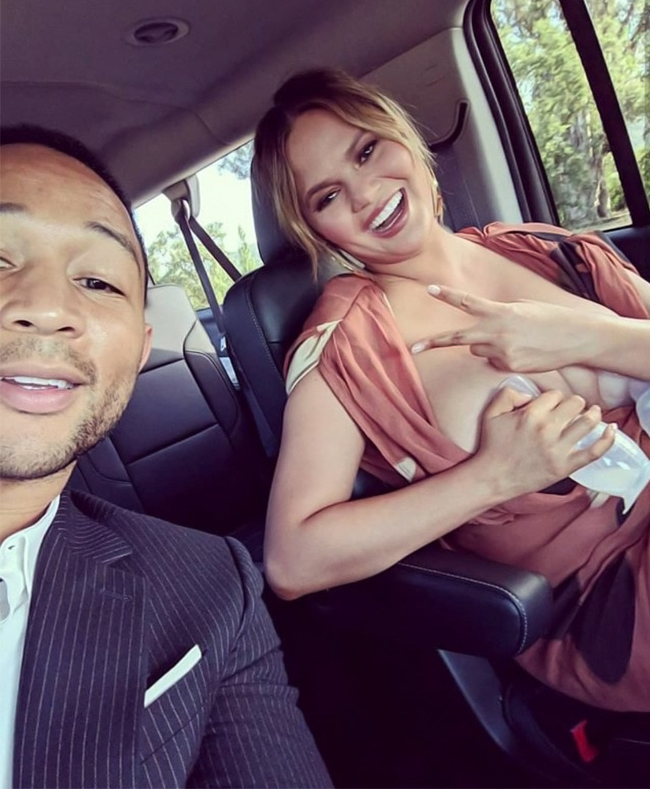 chrissy teigen boob flash