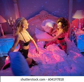 clint carnes recommends hot girls pillow fight pic