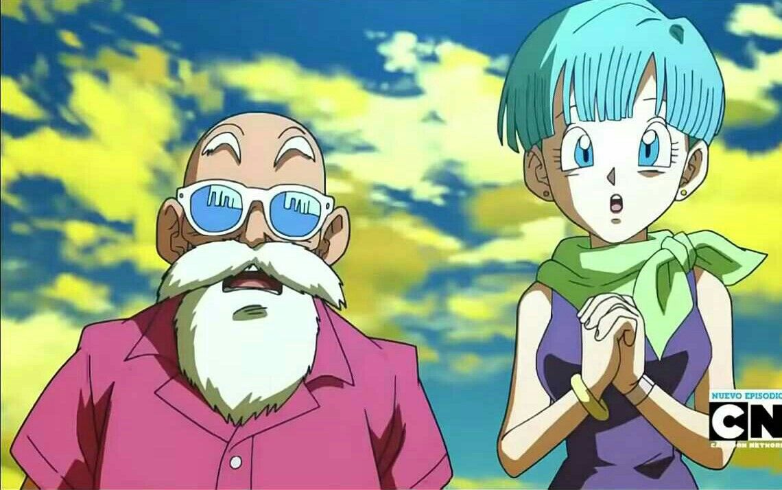 bulma and master roshi