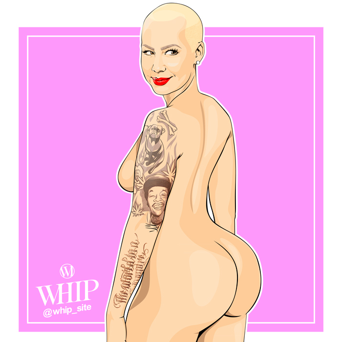 belinda russo recommends amber rose bare ass pic