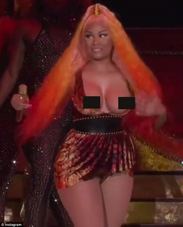 ashish pillay recommends Nicki Minaj Nipple Uncensored