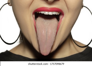 chris fasulo recommends chick with long tongue pic
