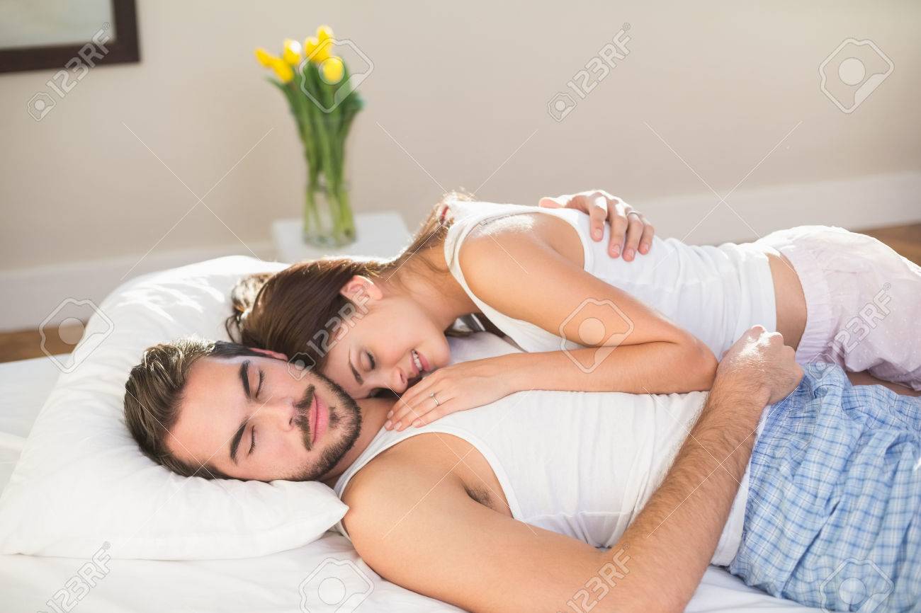 Best of Images of couples cuddling in bed