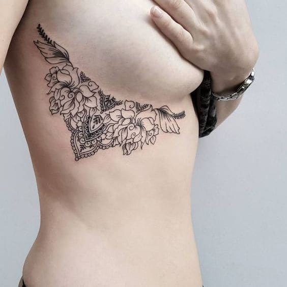 amy rhinehart add sexy side boob tattoos photo