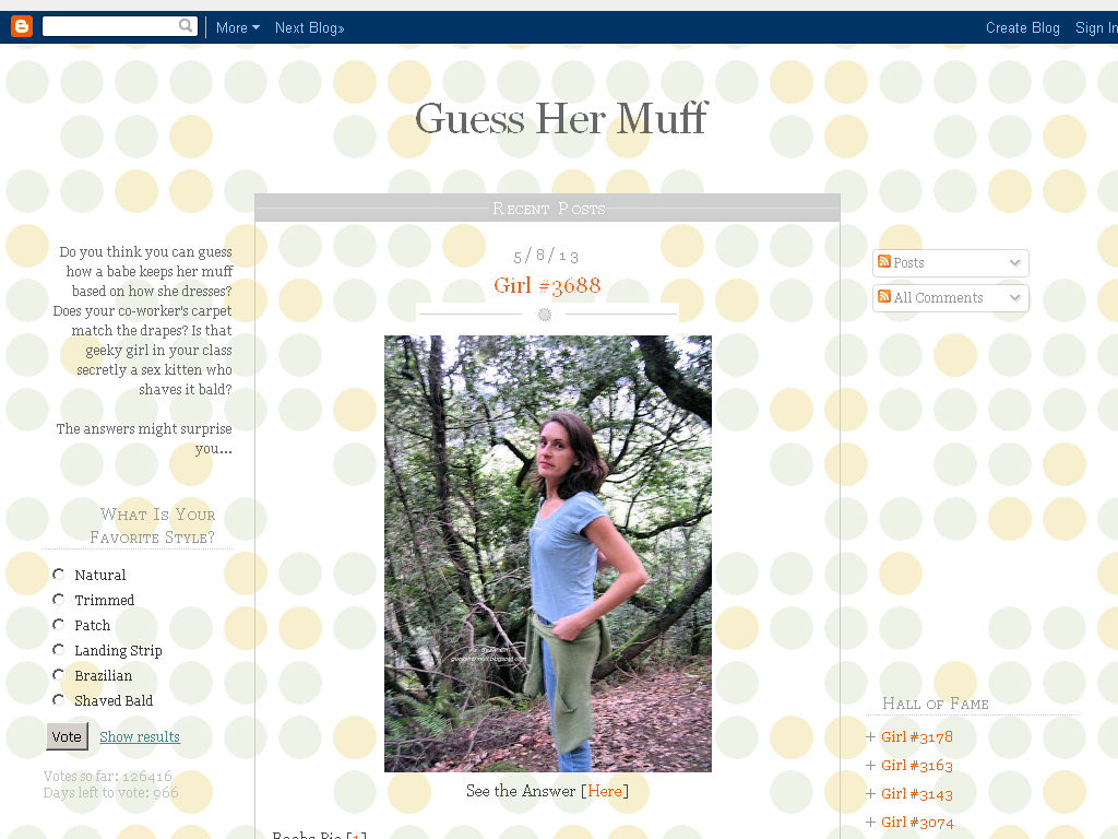 ali ghazal recommends guess her muff blog pic
