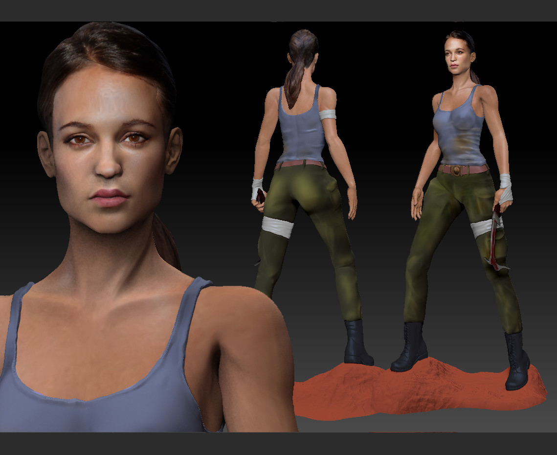 lara croft 3d videos