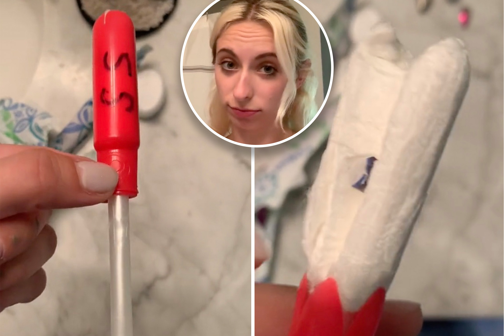 Best of Girl eats bloody tampons