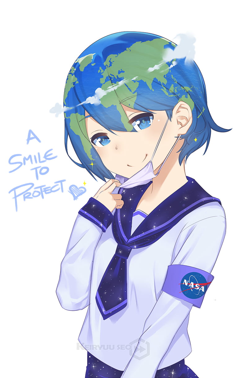 caresie ponseca add earth as an anime girl photo