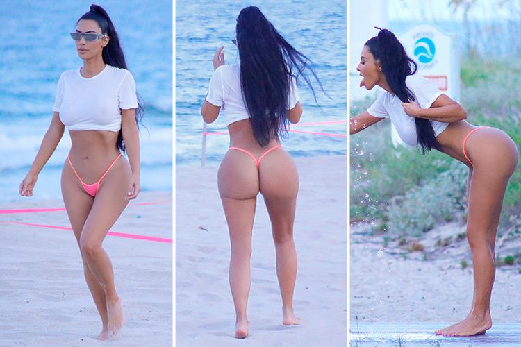 Best of Kim kardashian g string