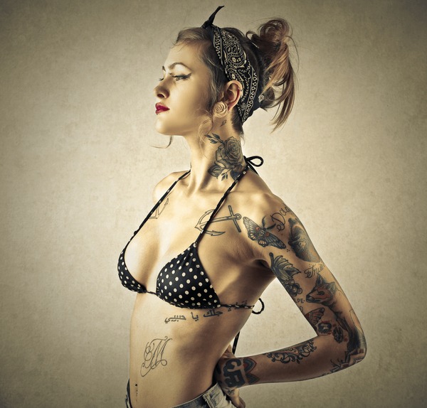 Best of Tattoos and bikinis