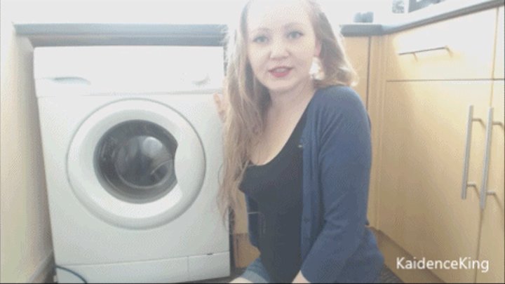 Masturbating With Washing Machine solo squirting