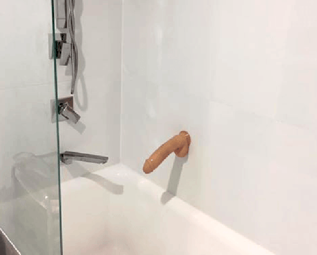dirk van dijk share dildo on shower wall photos