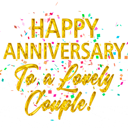 Best of Happy anniversary to a special couple gif