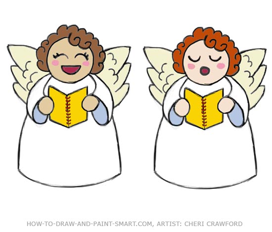 colby pruitt recommends How To Draw Cartoon Angel