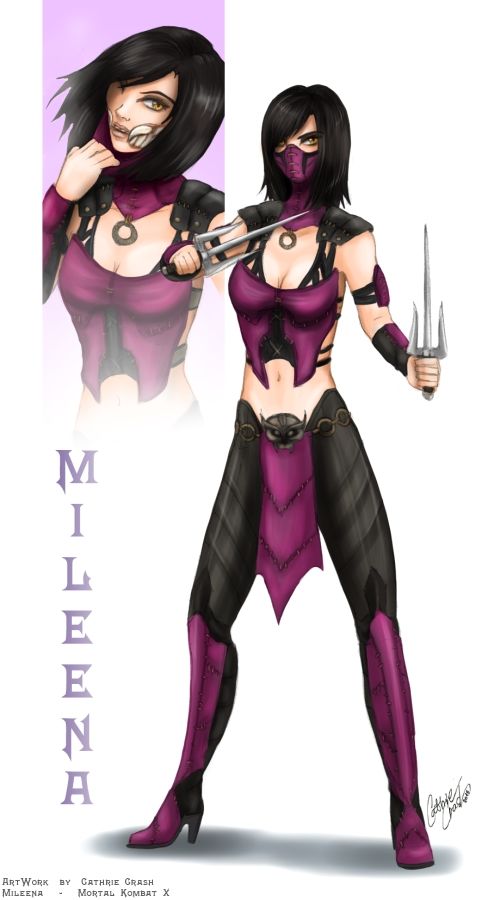 douglas garoutte share pictures of mileena from mortal kombat x photos