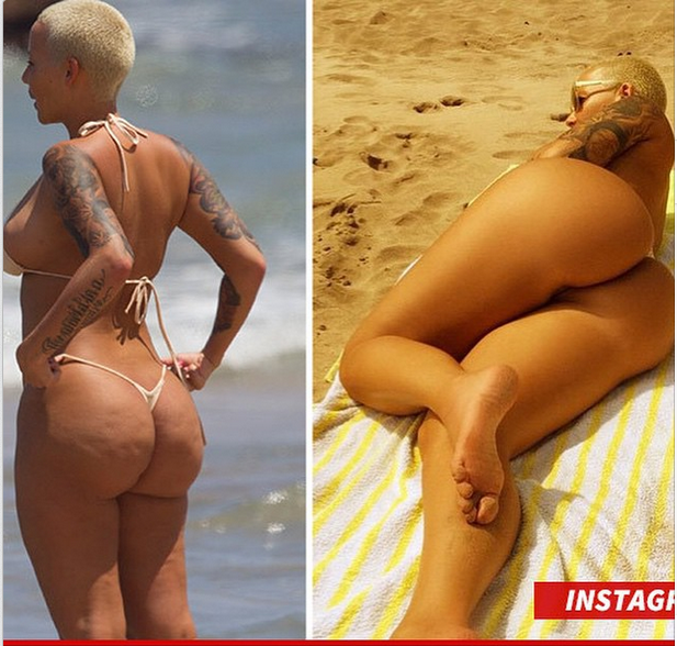 amber rose nude beach