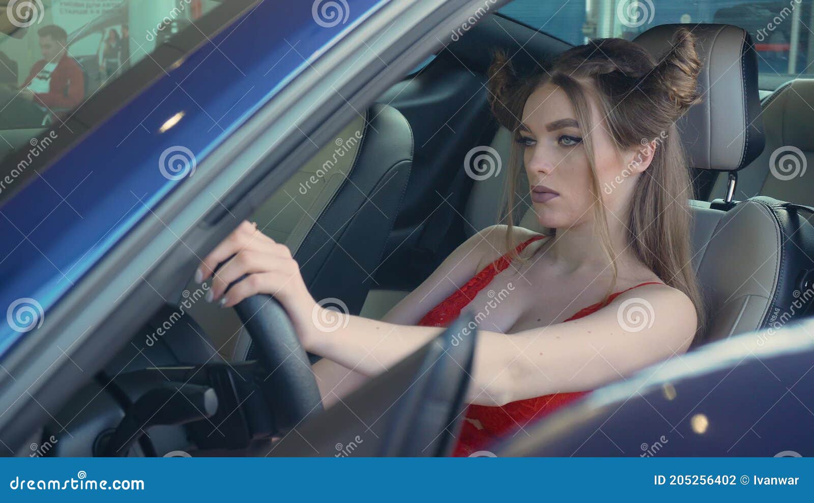 Best of Driving in underwear
