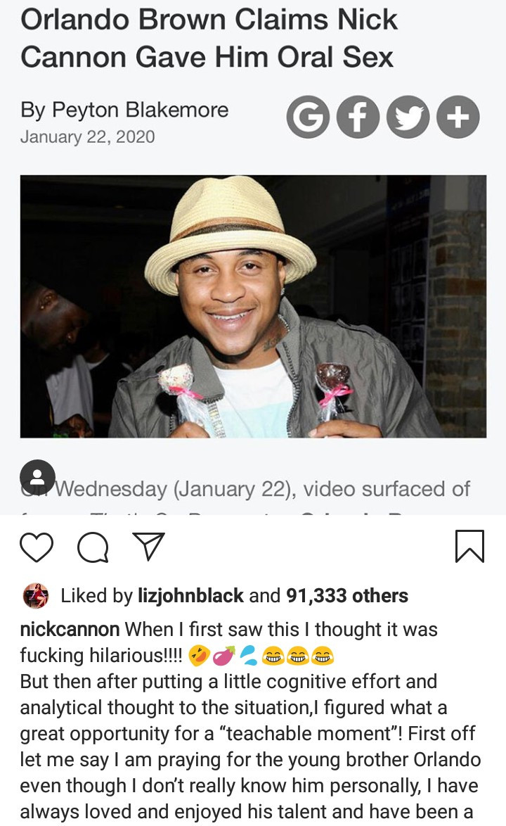 clinton brice recommends Orlando Brown Sex Video