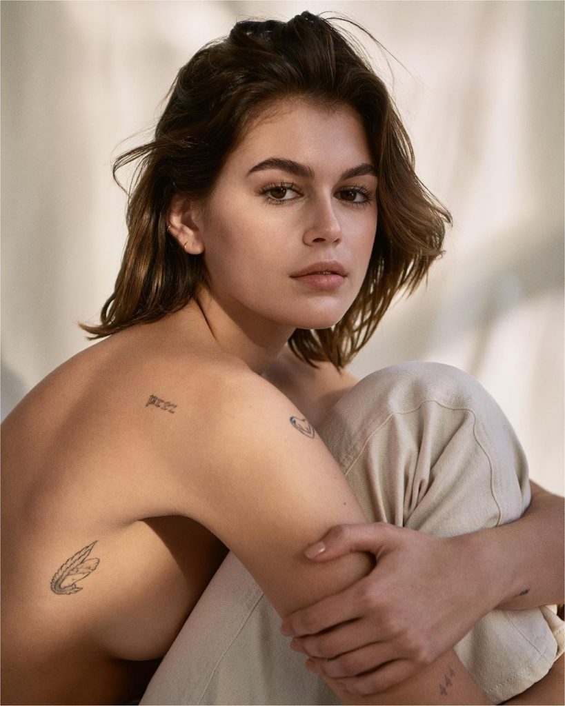 carla pryce recommends kaia gerber topless pic