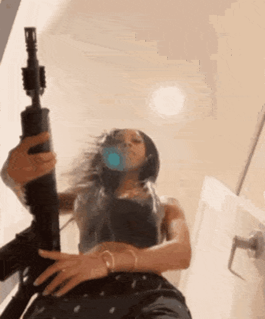 augusto alonso recommends Girl With Gun Gif