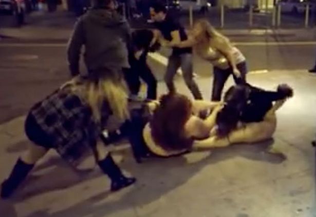 real girl street fights