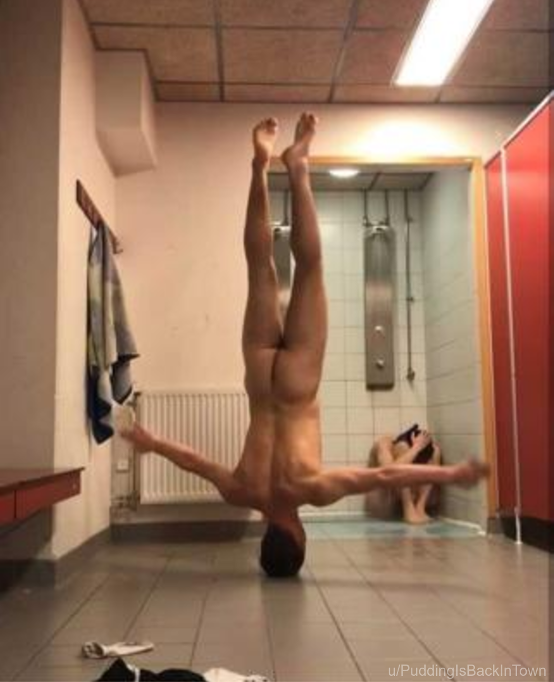 basudev sapkota add photo naked man upside down
