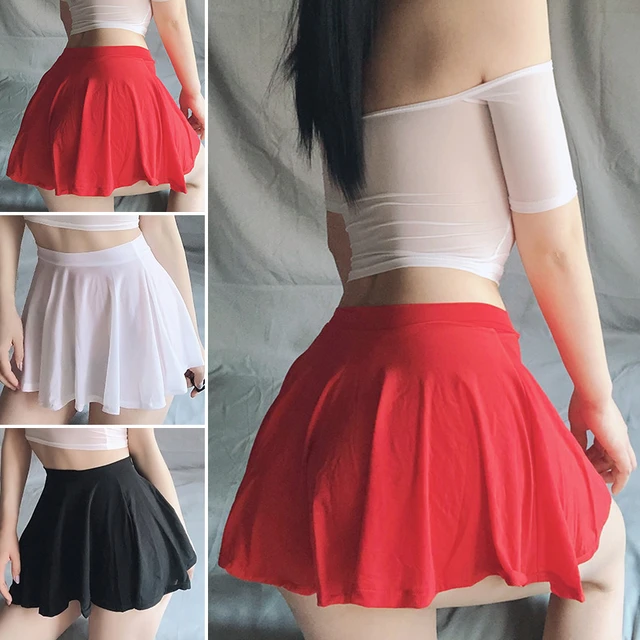 sheer micro mini skirt