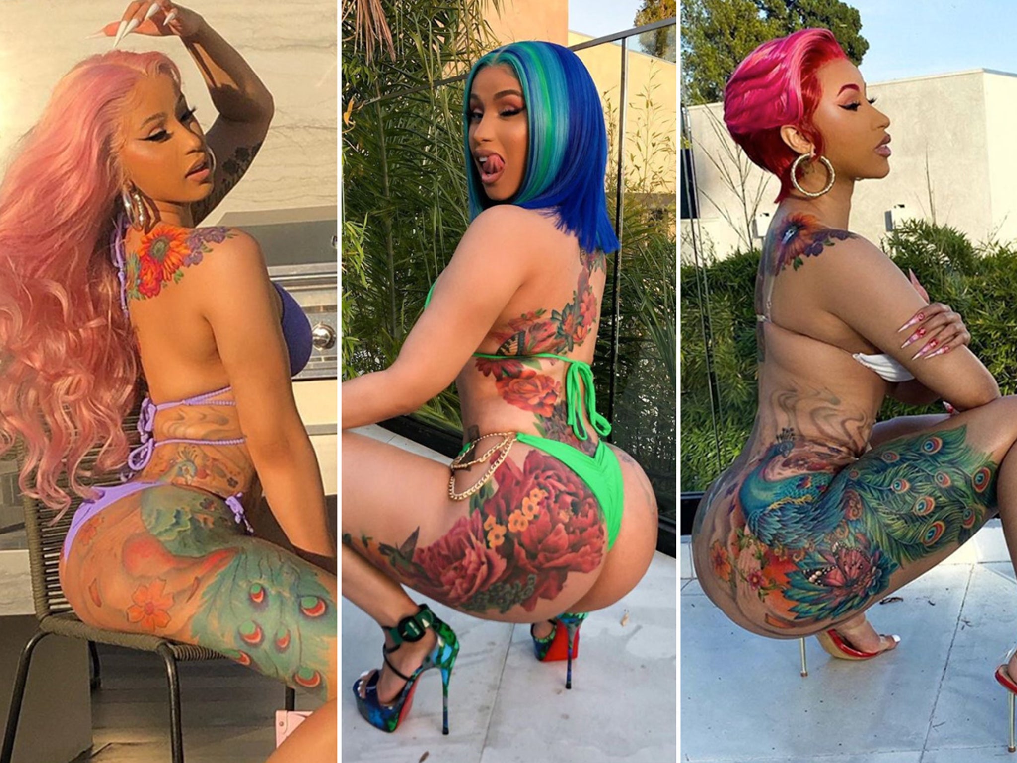 Best of Cardi b butt naked