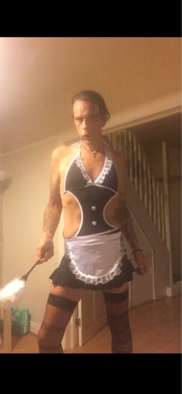 darla metcalf share slutty french maid outfit photos