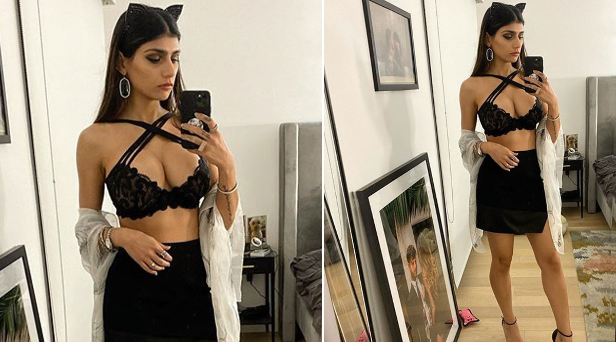 chen solomon share mia khalifa black dress photos