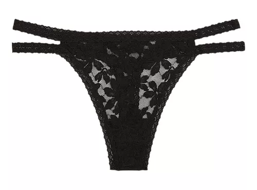 Best of Pink and black lace panties