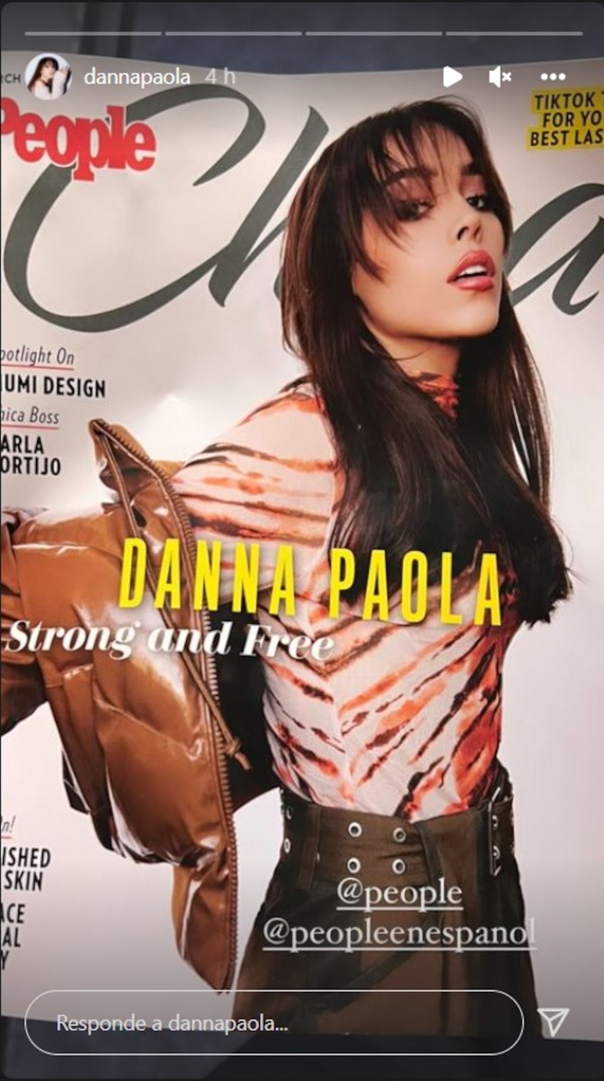 Danna Paola Revista H im dubai