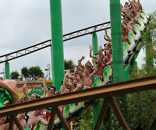 brian follansbee recommends nude at theme park pic