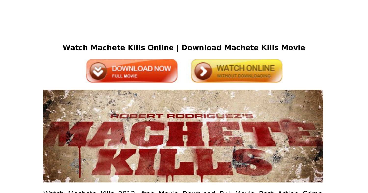 Watch Machete Kills Online senou hentai
