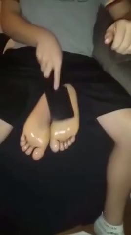 ticklish feet porn