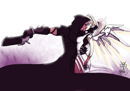 billy gan add overwatch mercy x reaper photo